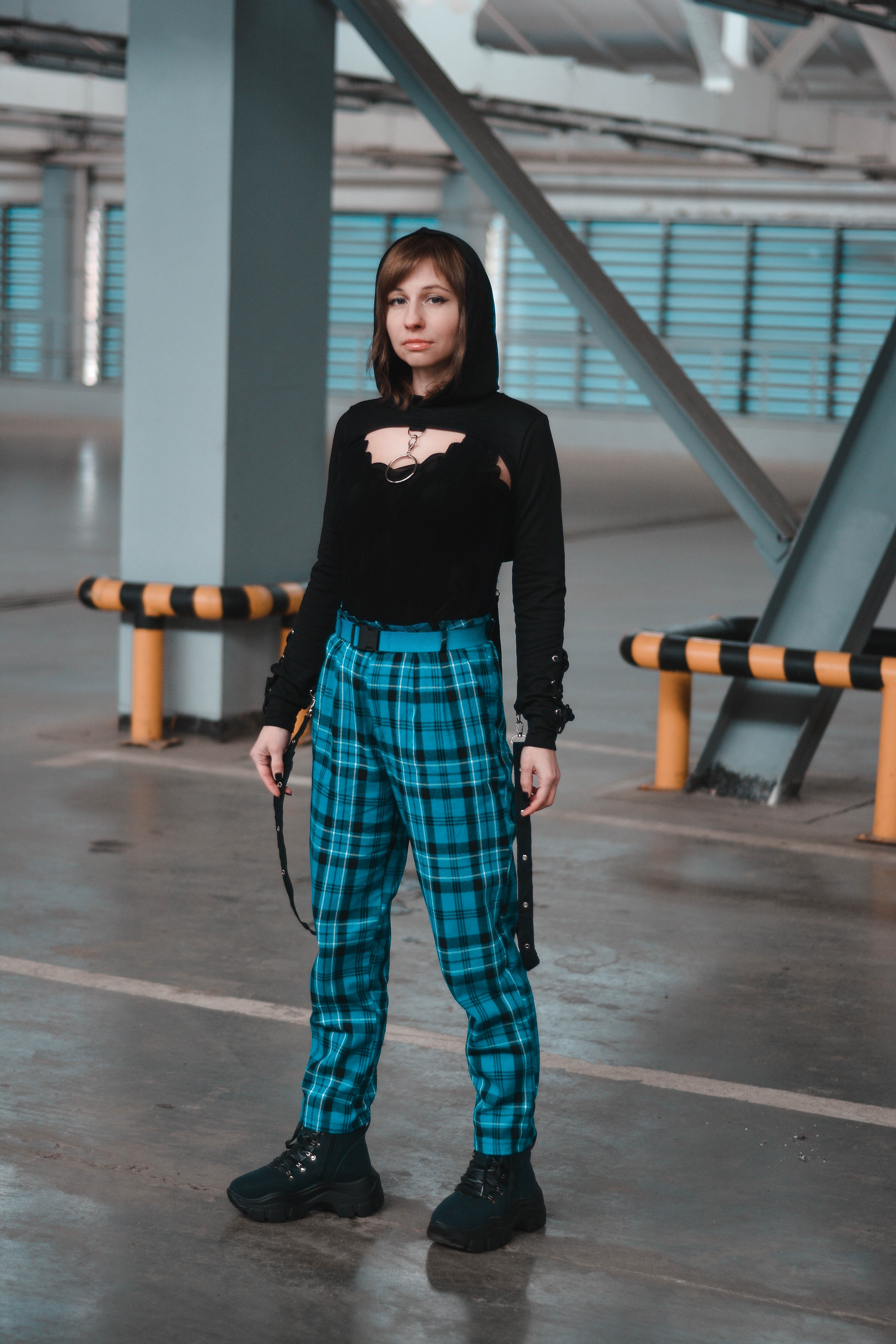 Pleated Wide-Leg Pants